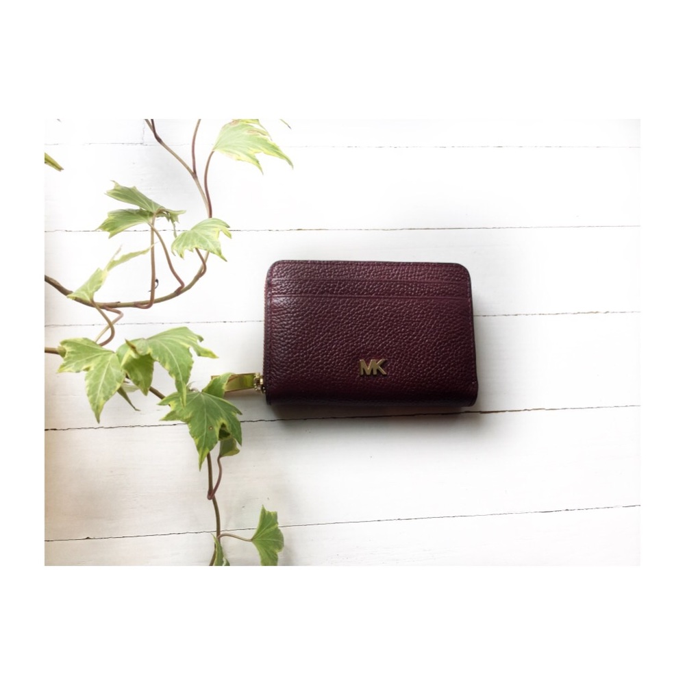 🔆NWOT🔆 OXBLOOD MICHAEL KORS COIN/CARD CASE